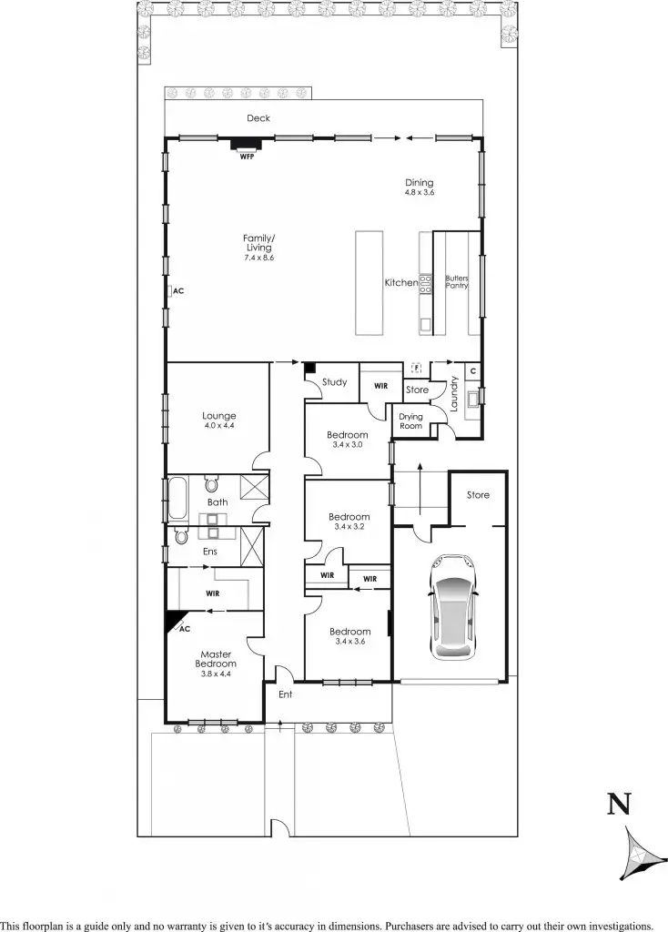 Floorplan of Homely house listing, 5 Lewis Street, Mordialloc VIC 3195