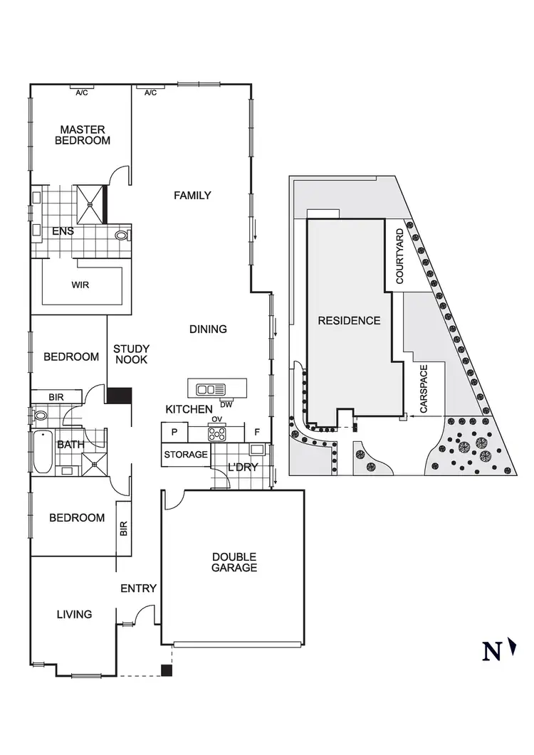 Floorplan of Homely house listing, 9 Vitae Court, Doreen VIC 3754