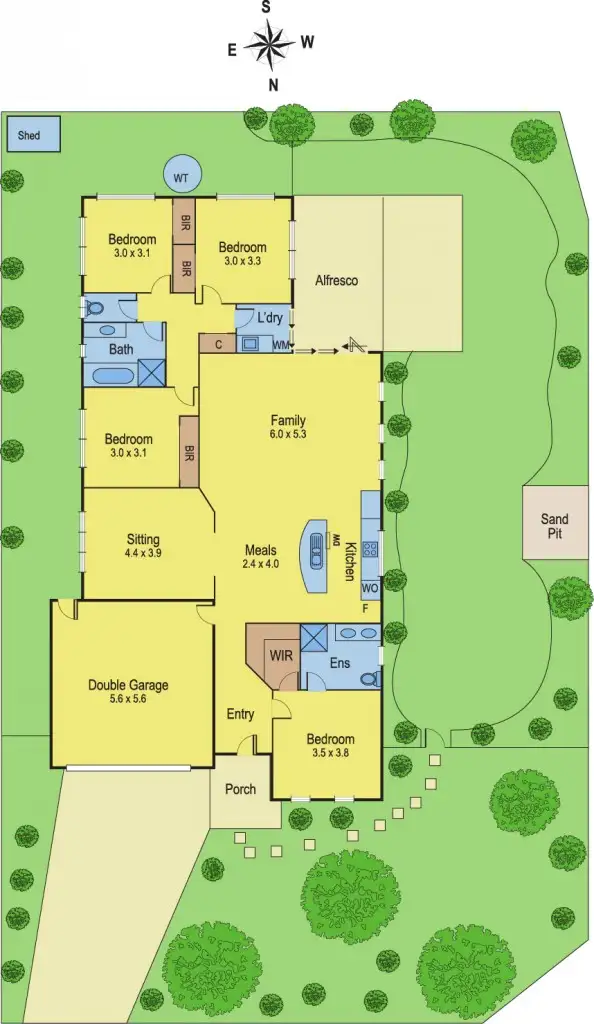 Floorplan of Homely house listing, 1 Longshore Street, Torquay VIC 3228