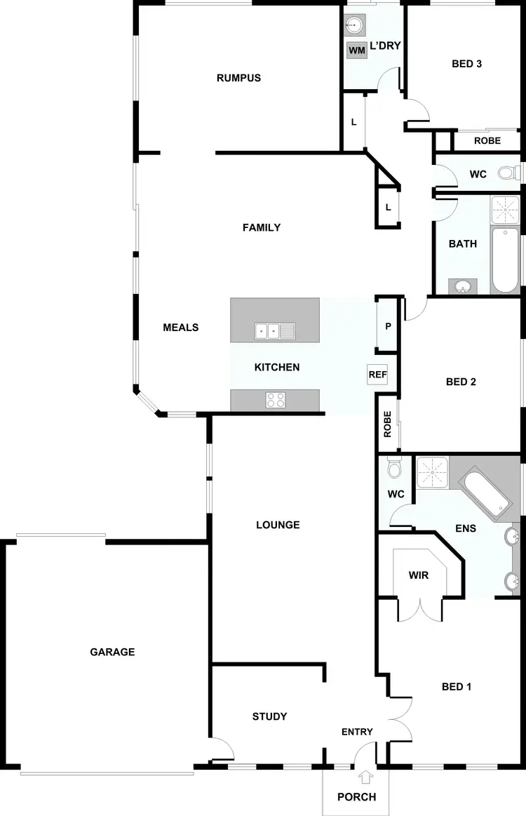 Floorplan of Homely house listing, 11 Cobaw Circuit, Caroline Springs VIC 3023