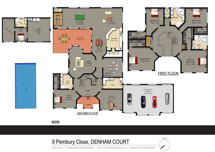 Floorplan of Homely house listing, 9 Pembury Close, Denham Court NSW 2565