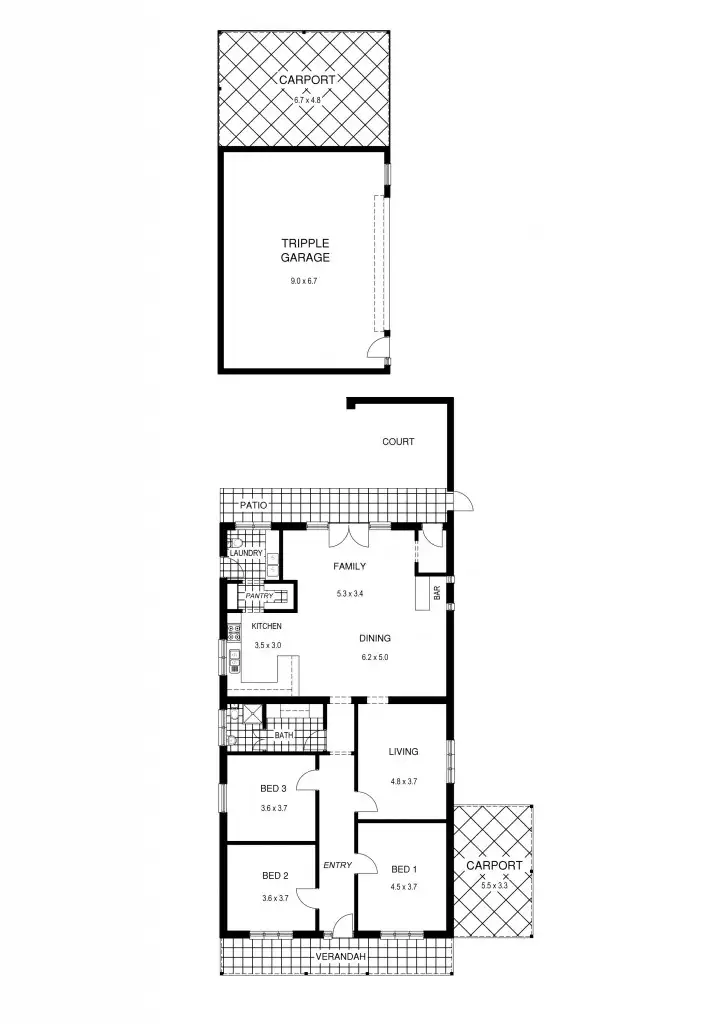 Floorplan of Homely house listing, 119 Arthur Street, Magill SA 5072