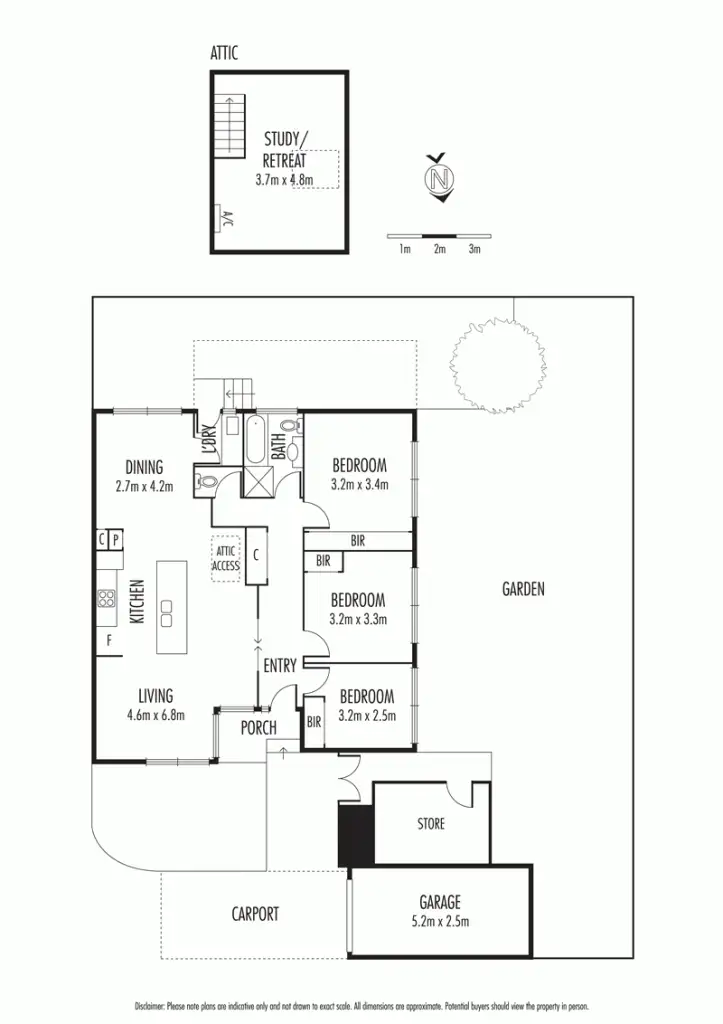 Floorplan of Homely house listing, 4/1 Parker Street, Ormond VIC 3204