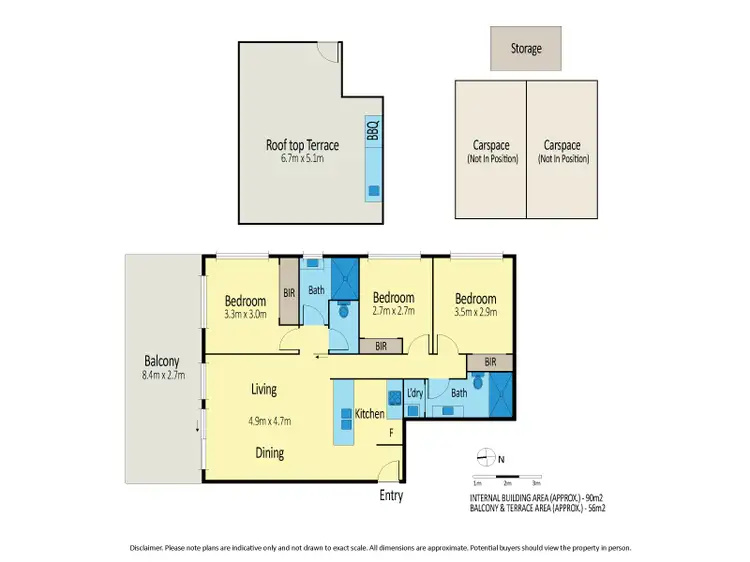 Floorplan of Homely apartment listing, 34/122 Maribyrnong Road, Moonee Ponds VIC 3039