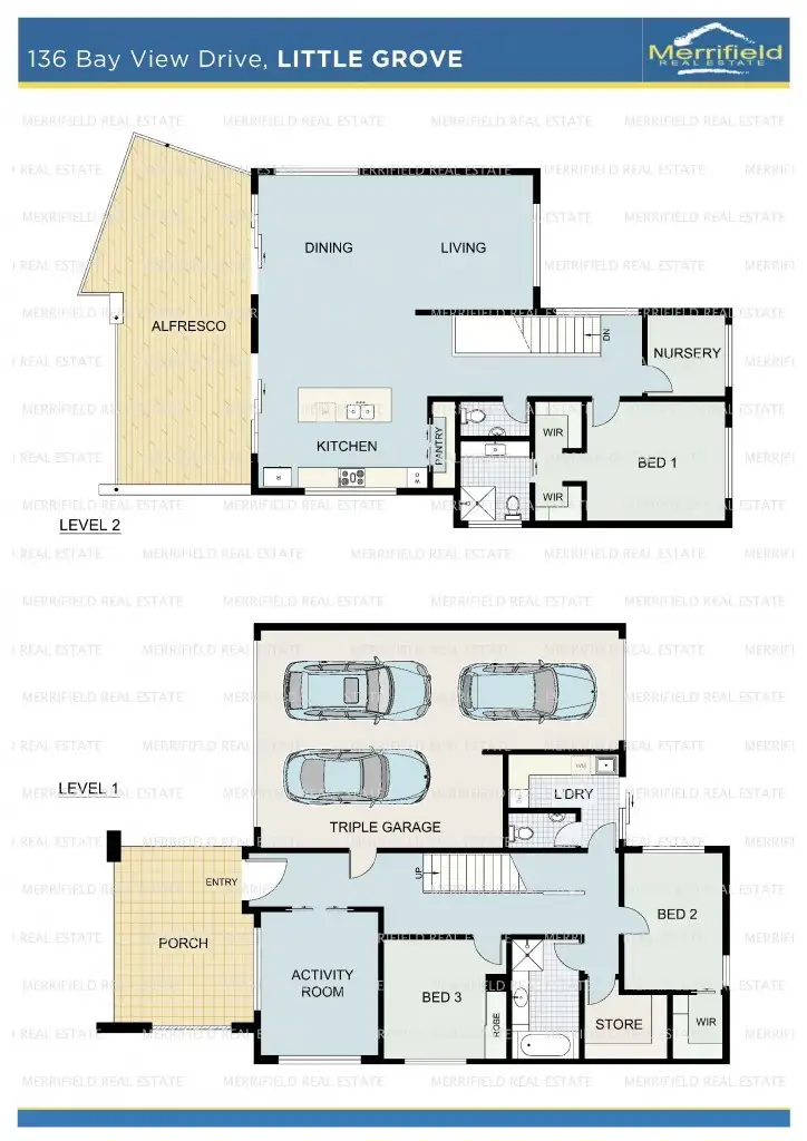 Floorplan of Homely house listing, 136 Bay View Drive, Little Grove WA 6330