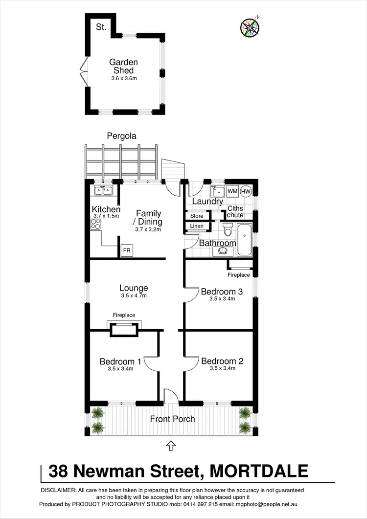 Floorplan of Homely house listing, 38 Newman Street, Mortdale NSW 2223