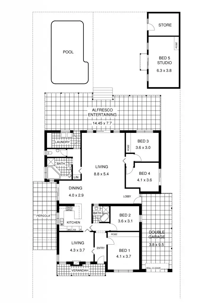 Floorplan of Homely house listing, 66 Vine Street, Magill SA 5072