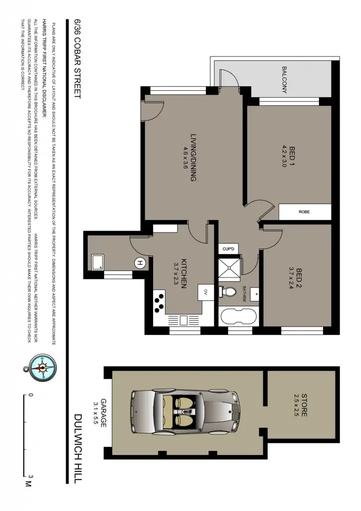 Floorplan of Homely apartment listing, 6/36 Cobar Street, Dulwich Hill NSW 2203