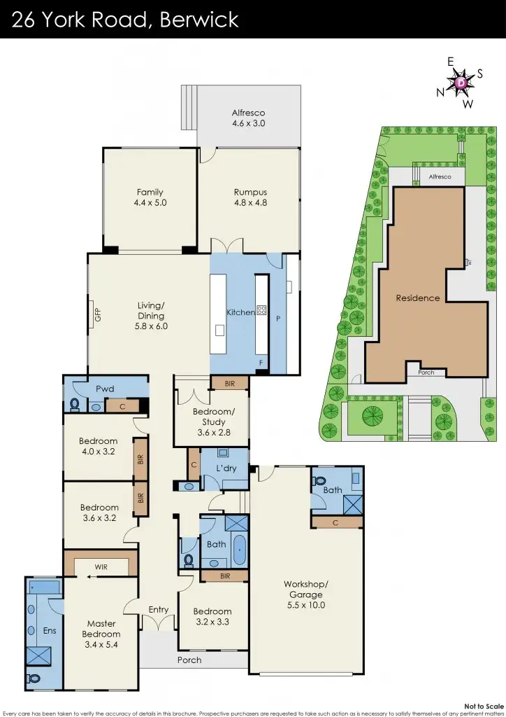 Floorplan of Homely house listing, 26 York Road, Berwick VIC 3806