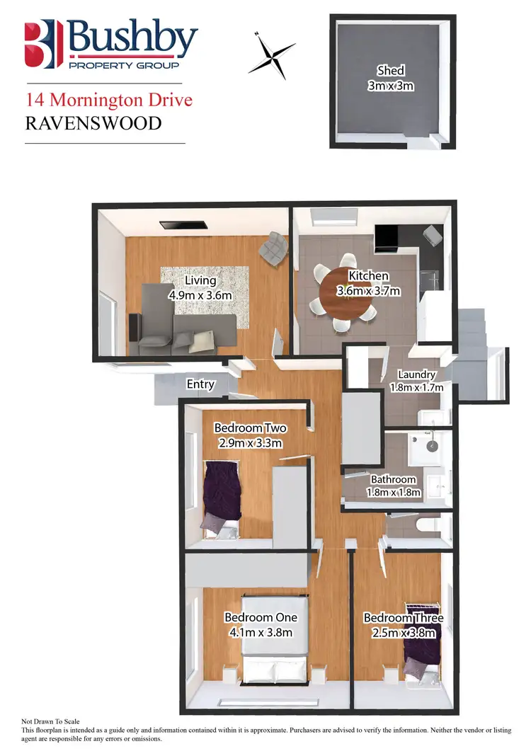 Floorplan of Homely house listing, 14 Mornington Drive, Ravenswood TAS 7250