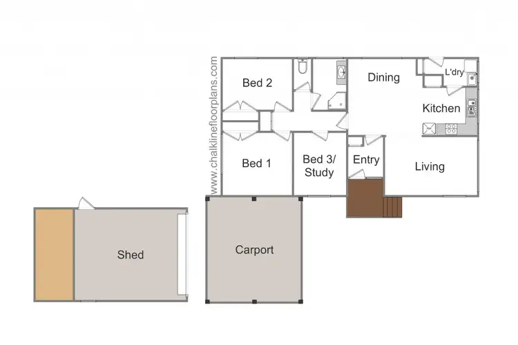 Floorplan of Homely house listing, 10 Murphy Street, Mansfield VIC 3722