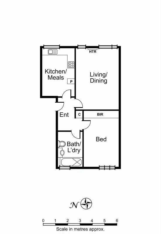 Floorplan of Homely apartment listing, 4/248 Wattletree Road, Malvern VIC 3144