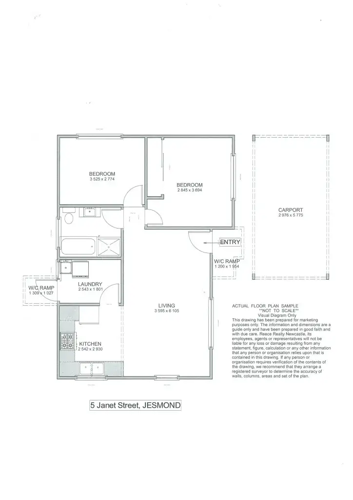 Floorplan of Homely villa listing, 5 Janet Street, Jesmond NSW 2299