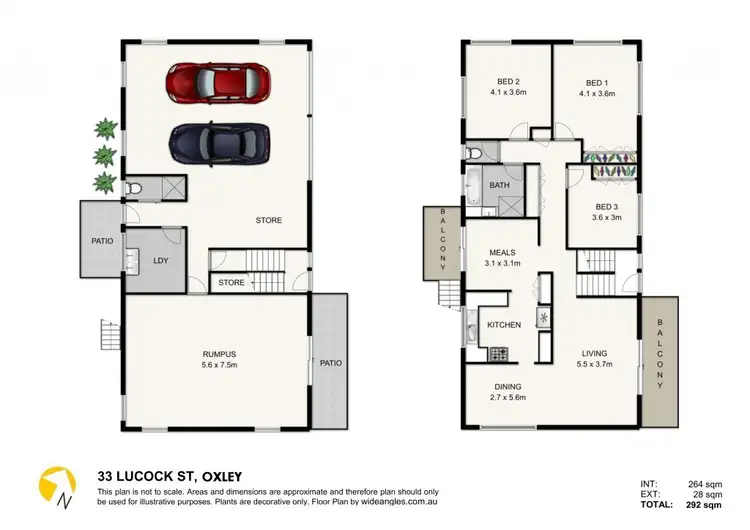 Floorplan of Homely house listing, 33 Lucock Street, Oxley QLD 4075