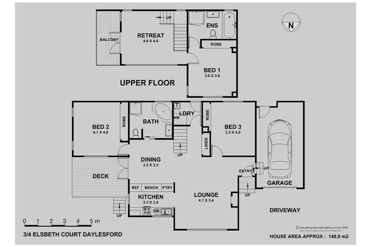 Floorplan of Homely house listing, 3/4 Elsbeth Court, Daylesford VIC 3460