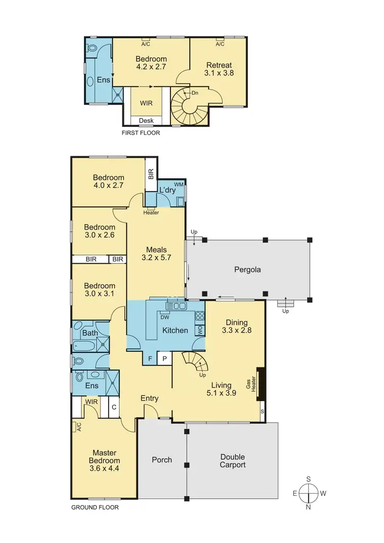 Floorplan of Homely house listing, 94 Vicki Street, Forest Hill VIC 3131