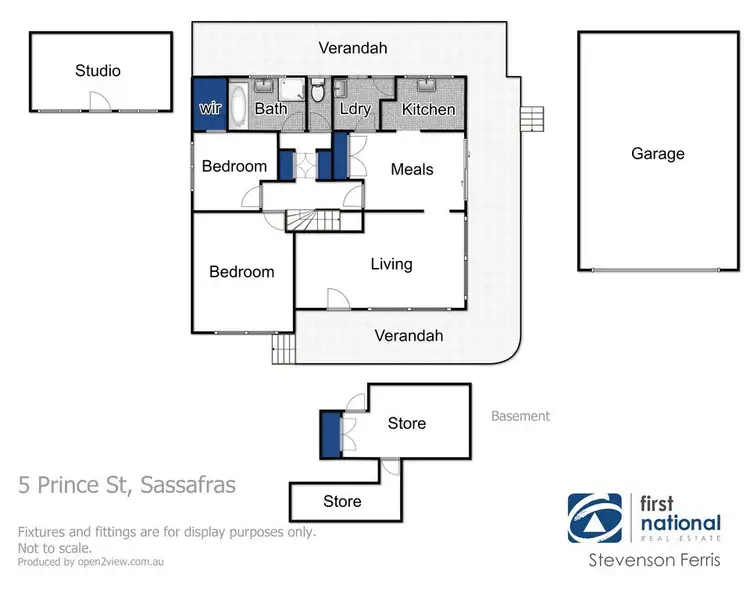 Floorplan of Homely house listing, 5 Prince Street, Sassafras VIC 3787