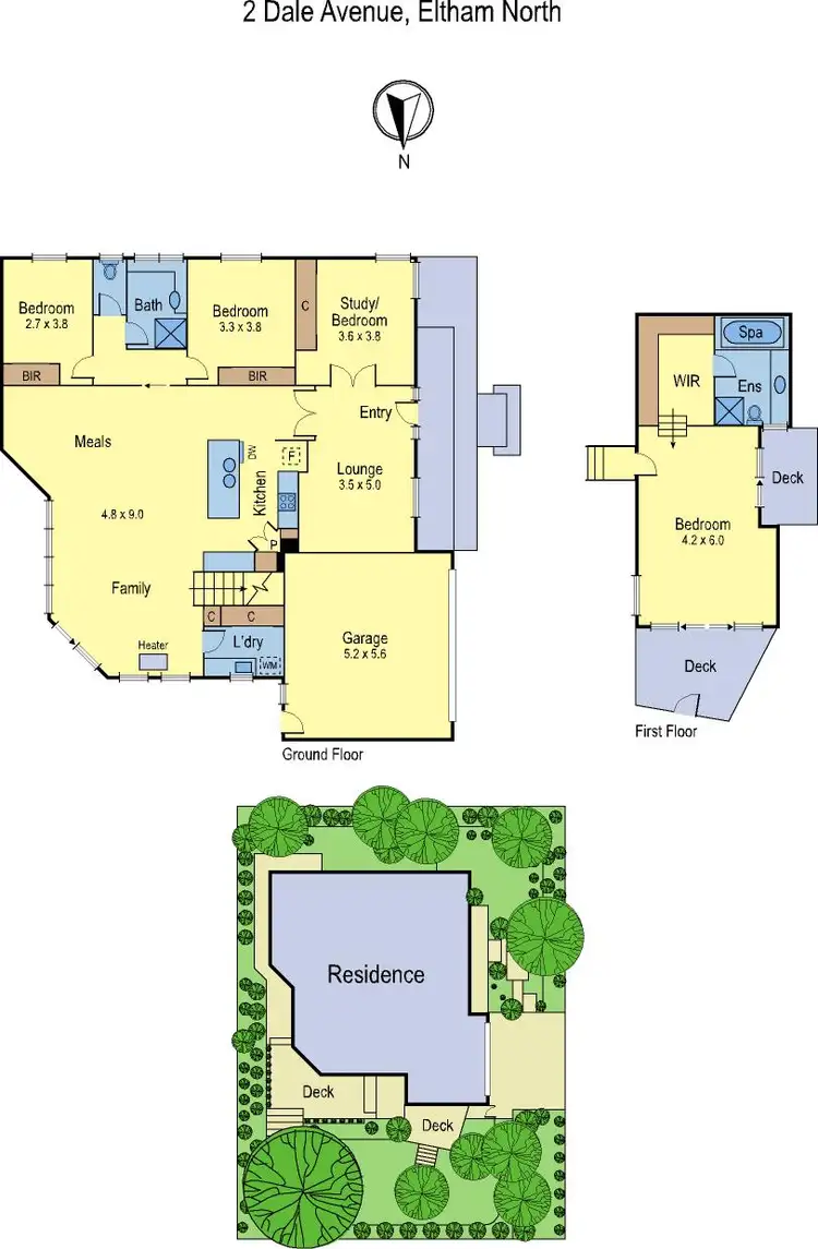 Floorplan of Homely house listing, 2 Dale Avenue, Eltham North VIC 3095