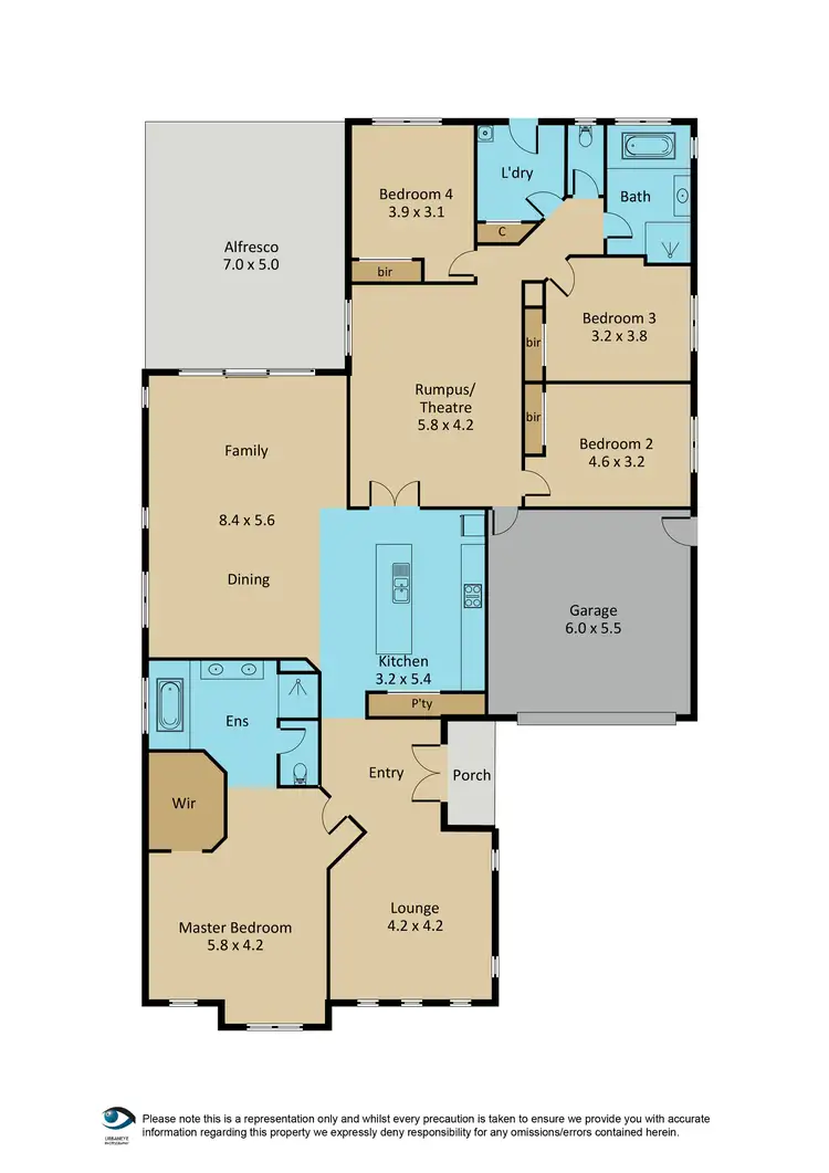 Floorplan of Homely house listing, 34 Balmain Circuit, Taylors Hill VIC 3037