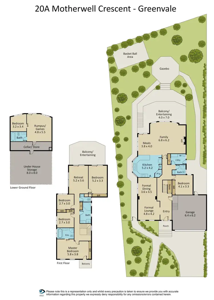 Floorplan of Homely house listing, 20A Motherwell Avenue, Greenvale VIC 3059