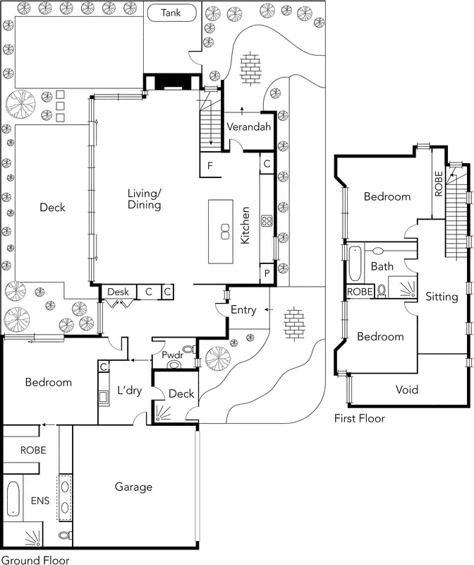 Floorplan of Homely townhouse listing, 2/72 Nepean Highway, Aspendale VIC 3195
