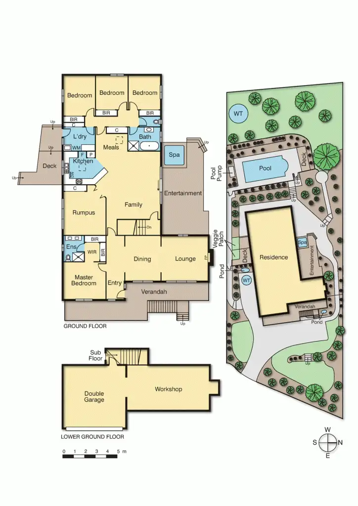 Floorplan of Homely house listing, 6 Darwinia Rise, Eltham North VIC 3095
