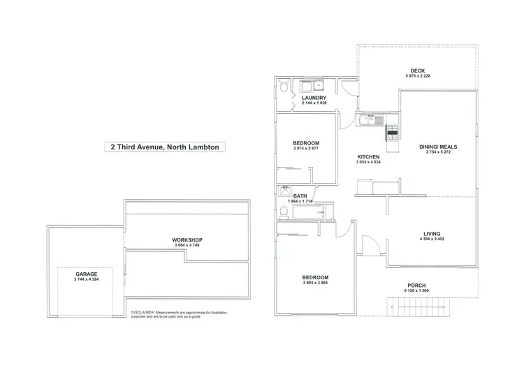 Floorplan of Homely house listing, 2 Third Avenue, North Lambton NSW 2299