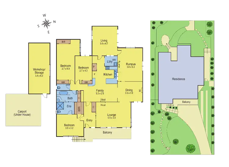 Floorplan of Homely house listing, 18 Linton Lane, Highton VIC 3216