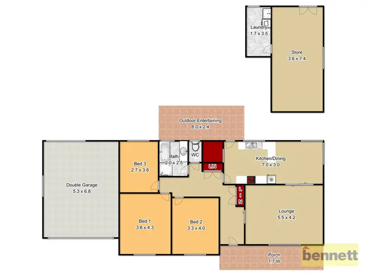 Floorplan of Homely house listing, 8 Inverary Drive, Kurmond NSW 2757