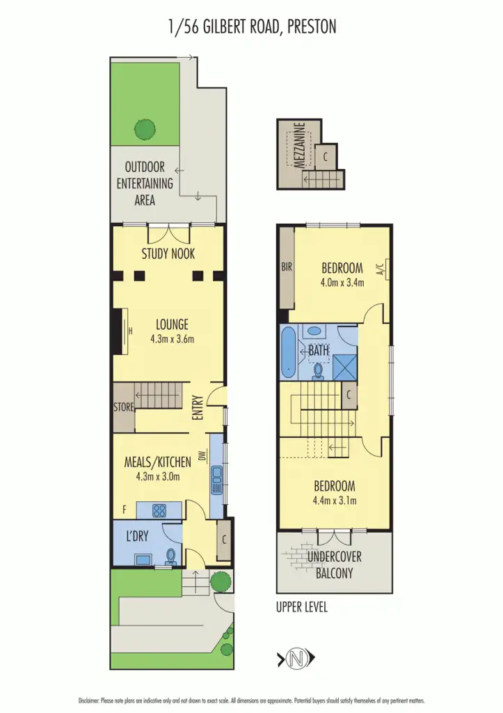 Floorplan of Homely house listing, 1/56 Gilbert Road, Preston VIC 3072