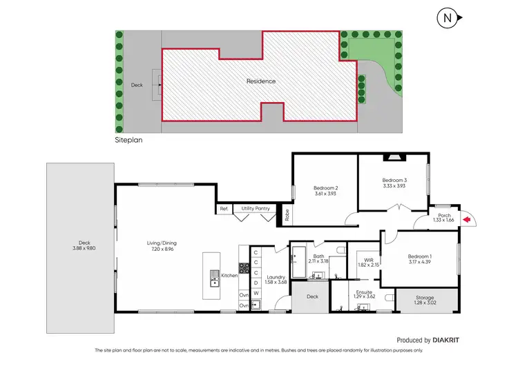 Floorplan of Homely semi-detached listing, 19 Beech Street, Caulfield South VIC 3162