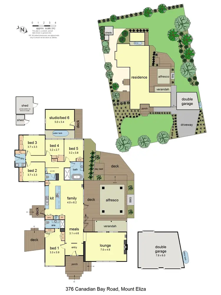 Floorplan of Homely house listing, 376 Canadian Bay Road, Mount Eliza VIC 3930