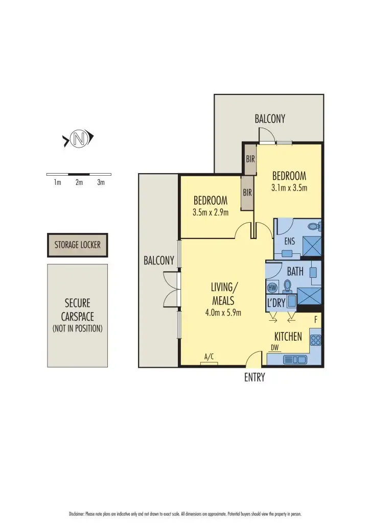Floorplan of Homely apartment listing, 207/13-15 Goodson Street, Doncaster VIC 3108