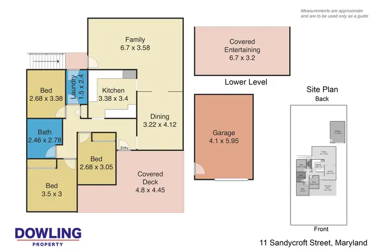 Floorplan of Homely house listing, 11 Sandycroft Street, Maryland NSW 2287