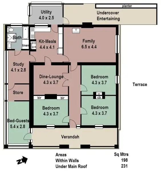 Floorplan of Homely house listing, 107 Onkaparinga Valley Road, Woodside SA 5244