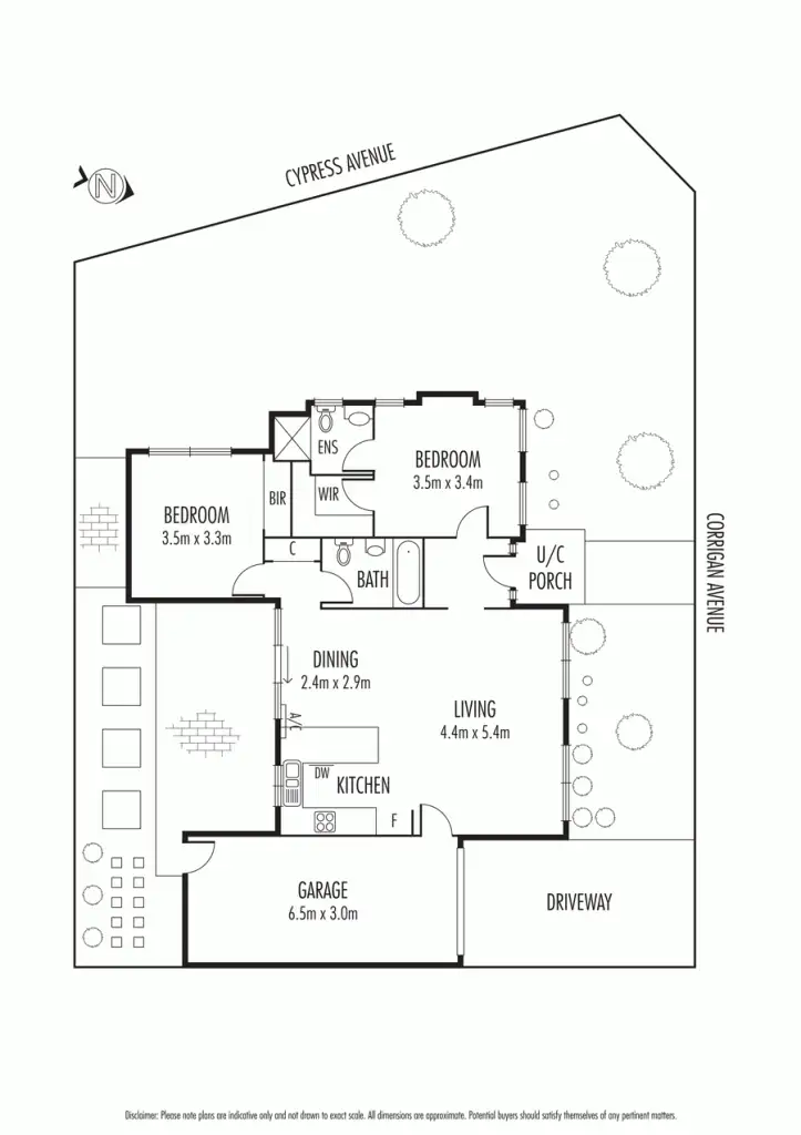 Floorplan of Homely unit listing, 79 Corrigan Avenue, Brooklyn VIC 3012