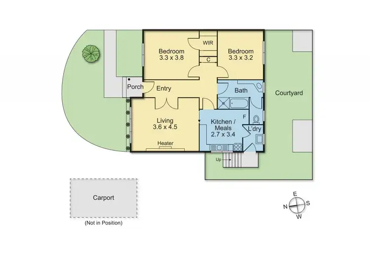 Floorplan of Homely unit listing, 7/3 Mitchell Parade, Pascoe Vale South VIC 3044