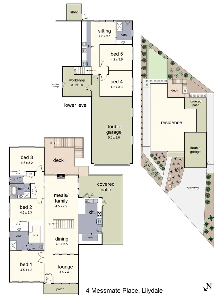 Floorplan of Homely house listing, 4 Messmate Place, Lilydale VIC 3140