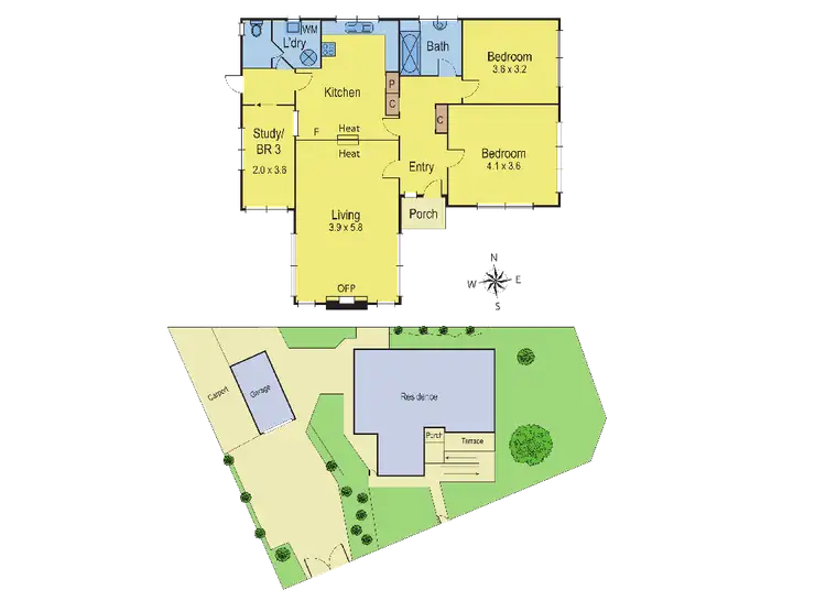 Floorplan of Homely house listing, 2 Sycamore Street, Hamlyn Heights VIC 3215