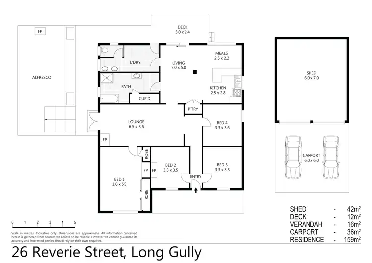 Floorplan of Homely house listing, 26 Reverie Street, Long Gully VIC 3550
