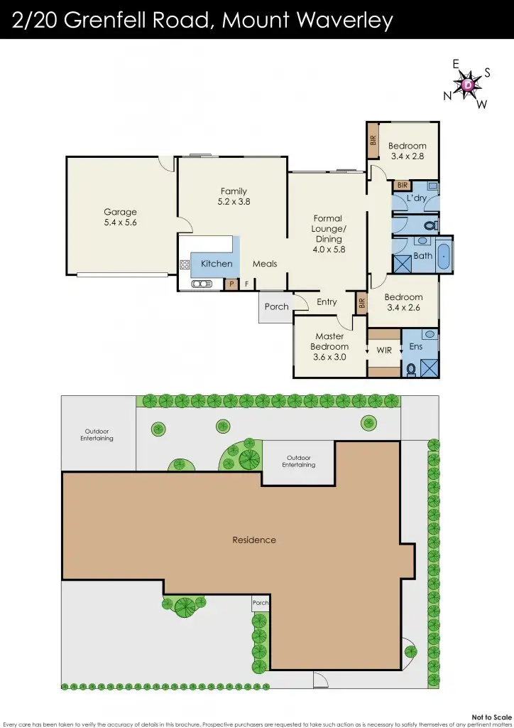 Floorplan of Homely unit listing, 2/20 Grenfell Road, Mount Waverley VIC 3149
