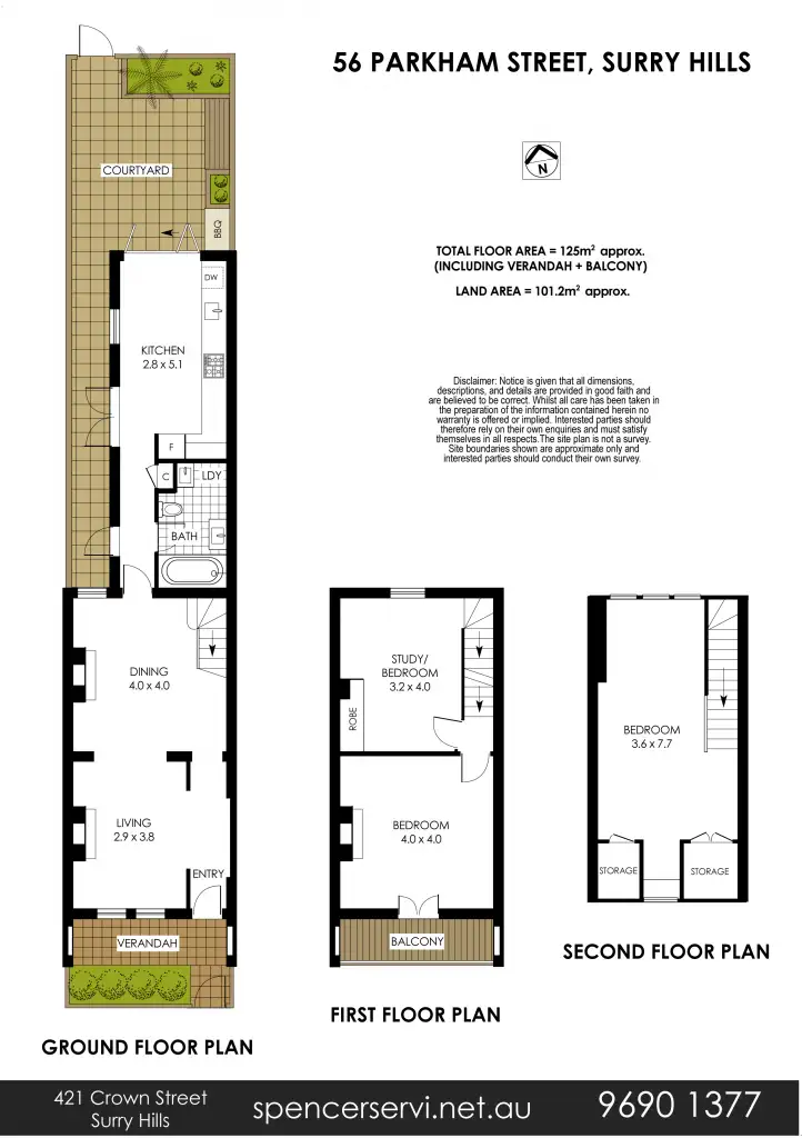 Floorplan of Homely house listing, 56 Parkham Street, Surry Hills NSW 2010