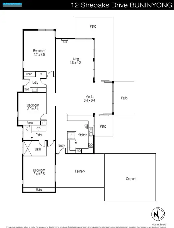 Floorplan of Homely house listing, 12 Sheoak Drive, Buninyong VIC 3357