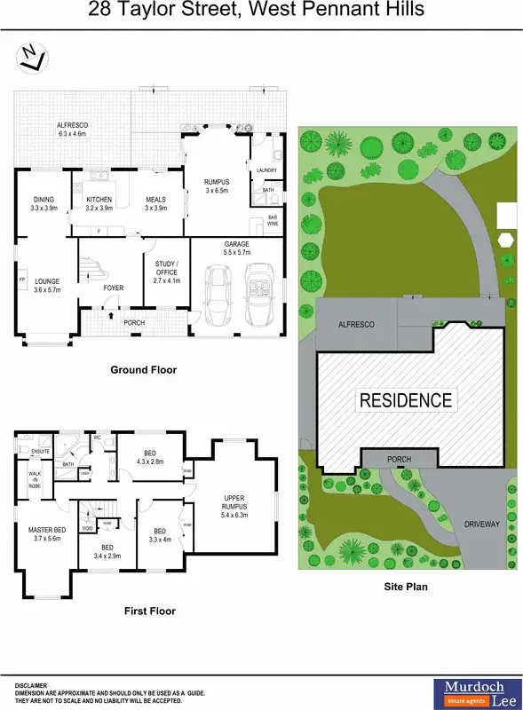 Floorplan of Homely house listing, 28 Taylor Street, West Pennant Hills NSW 2125