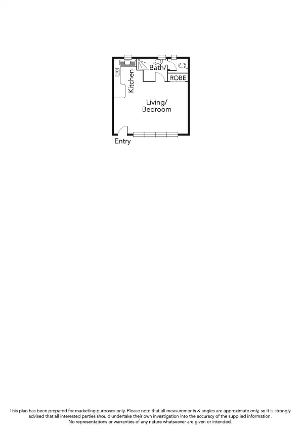 Floorplan of Homely studio listing, 11/84 Beaconsfield Parade, Albert Park VIC 3206