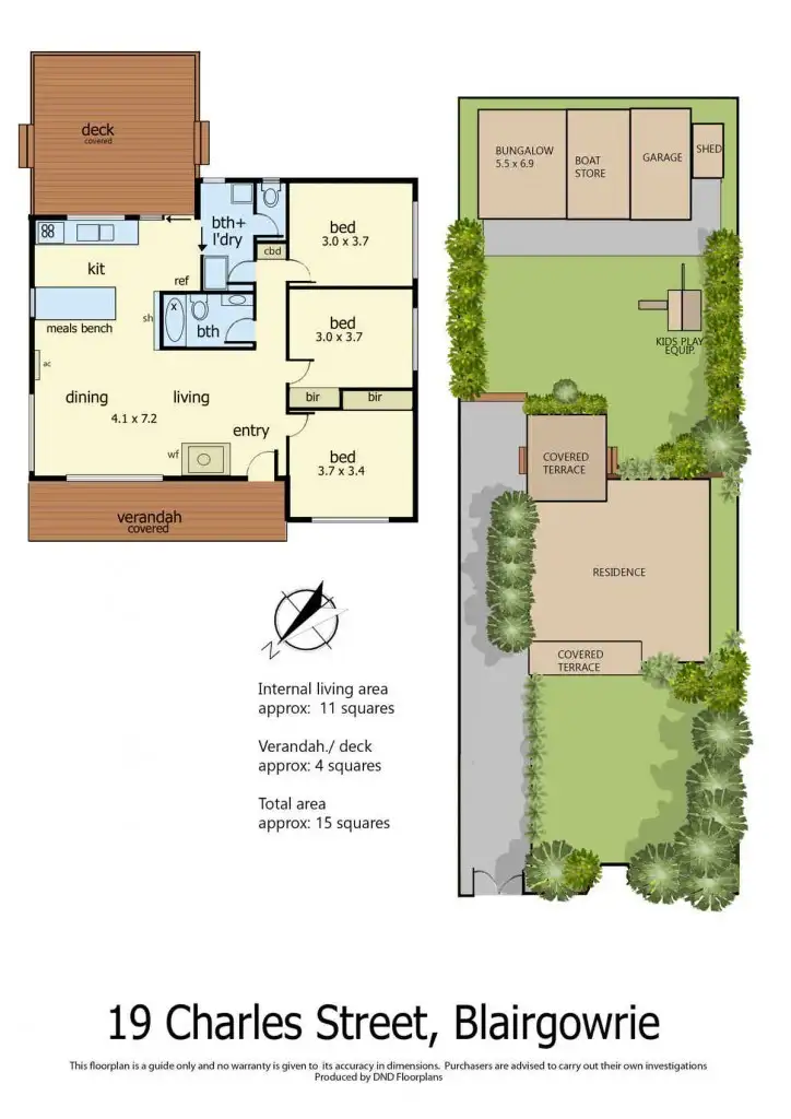 Floorplan of Homely house listing, 19 Charles Street, Blairgowrie VIC 3942