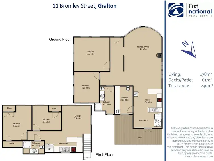 Floorplan of Homely house listing, 11 Bromley Street, Grafton NSW 2460