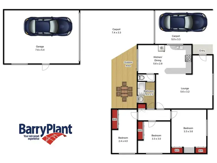 Floorplan of Homely house listing, 32 Doyne Crescent, Traralgon VIC 3844