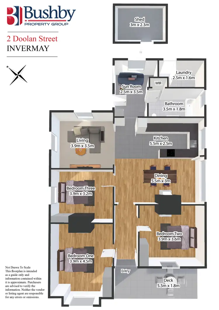 Floorplan of Homely house listing, 2 Doolan Street, Invermay TAS 7248