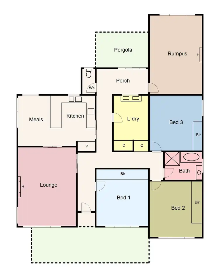 Floorplan of Homely house listing, 10 Shirley Street, Wendouree VIC 3355